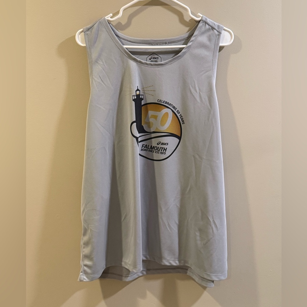 ASICS Light Gray Athletic Tank Top